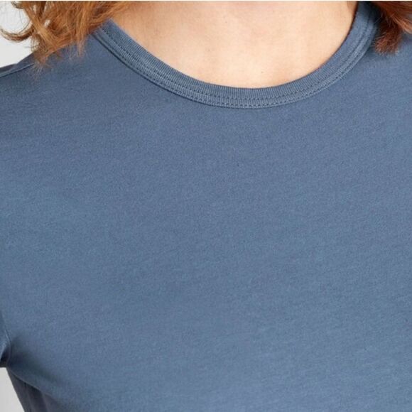 ModCloth Women's Blue Crewneck Short Sleeve Pullover Top - Picture 2 of 9